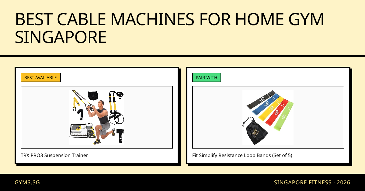 Best Cable Machines for Home Gym Singapore