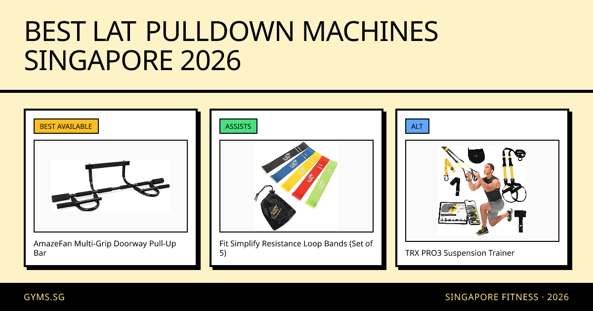 Best Lat Pulldown Machines Singapore 2026