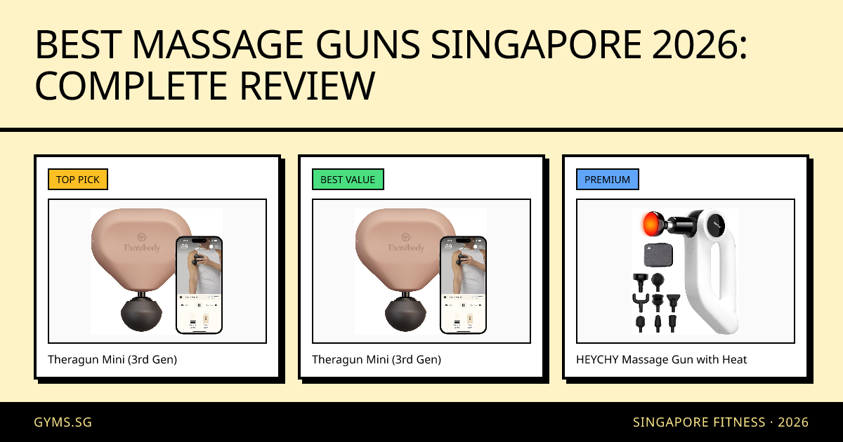 Best Massage Guns Singapore 2026: Complete Review