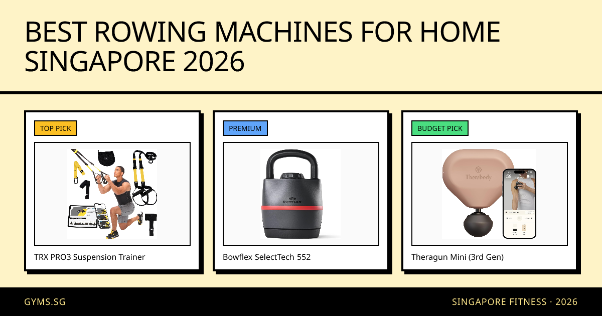 Best Rowing Machines for Home Singapore 2026