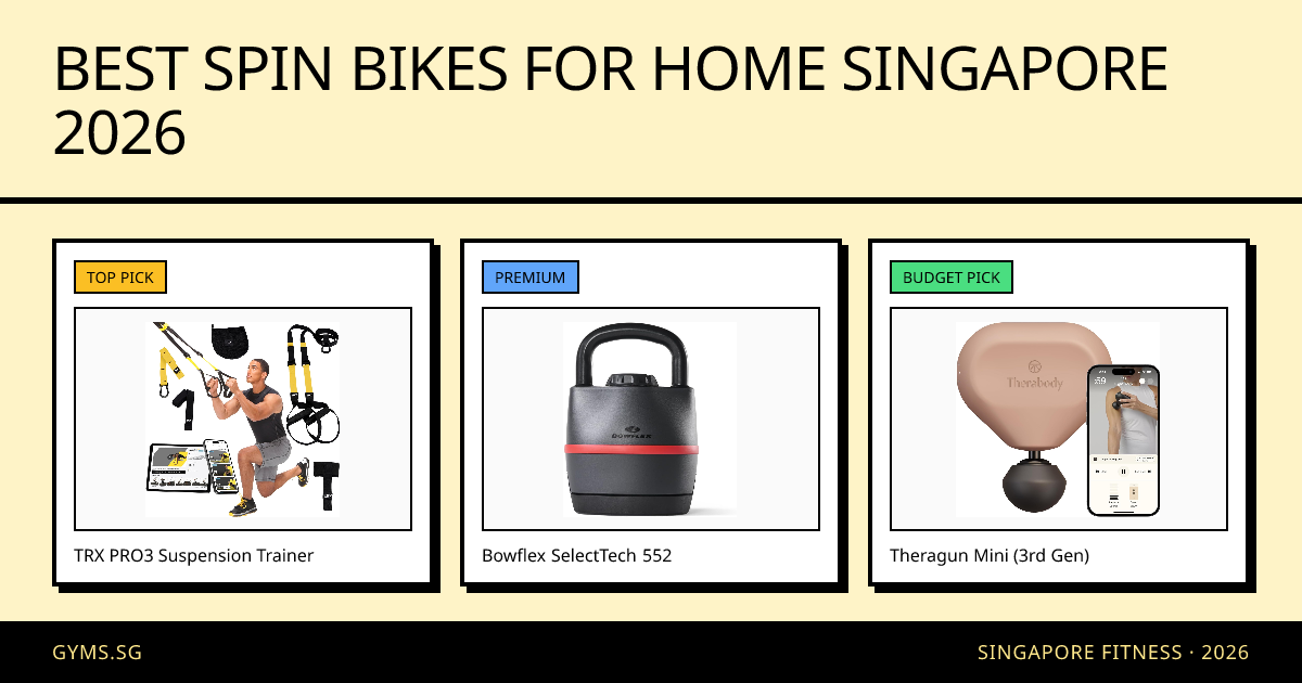 Best Spin Bikes for Home Singapore 2026
