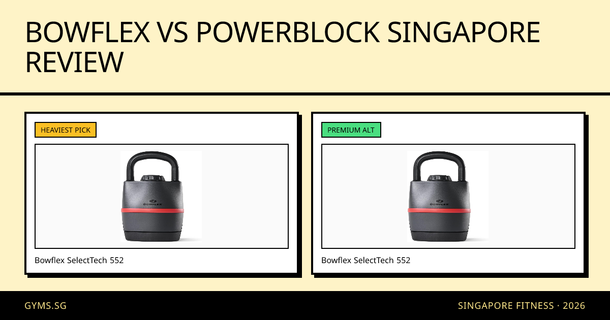 Bowflex vs Powerblock Singapore Review
