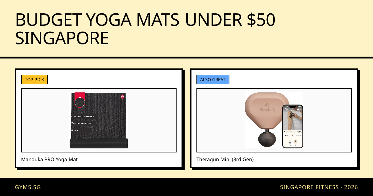 Budget Yoga Mats Under $50 Singapore