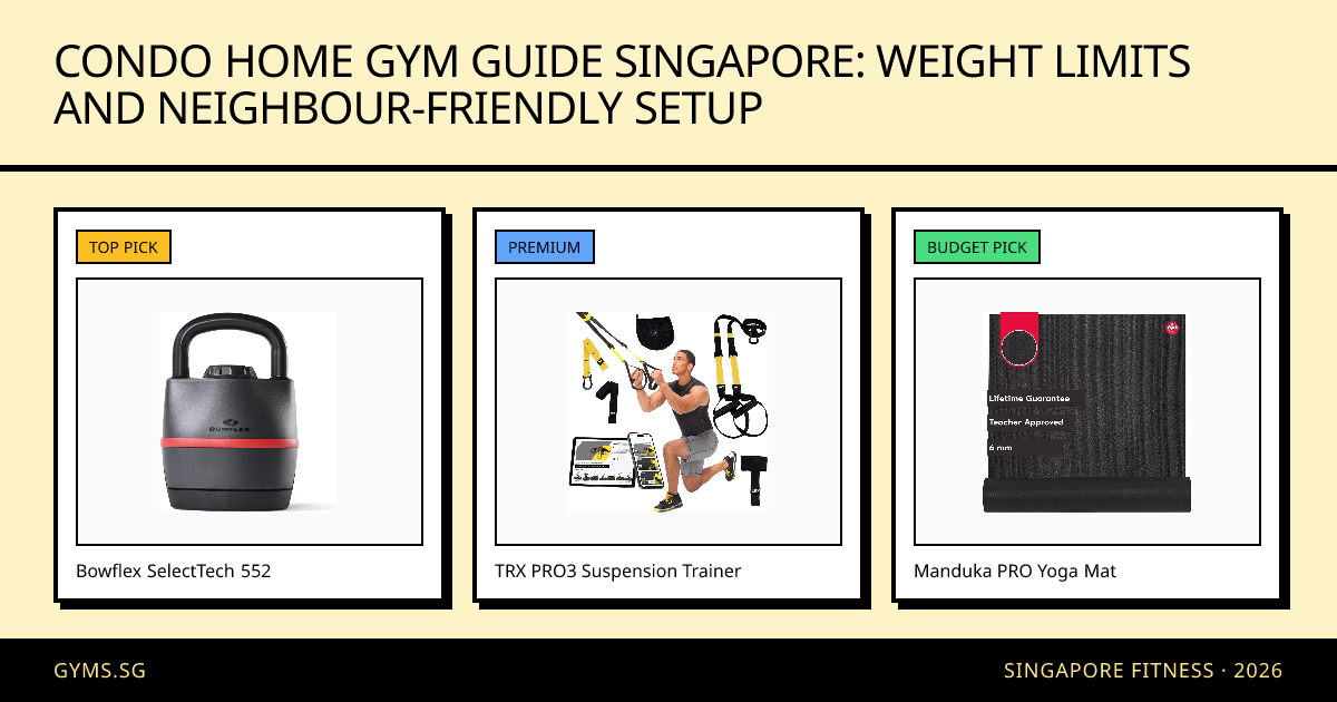 Condo Home Gym Guide Singapore: Weight Limits and Neighbour-Friendly Setup