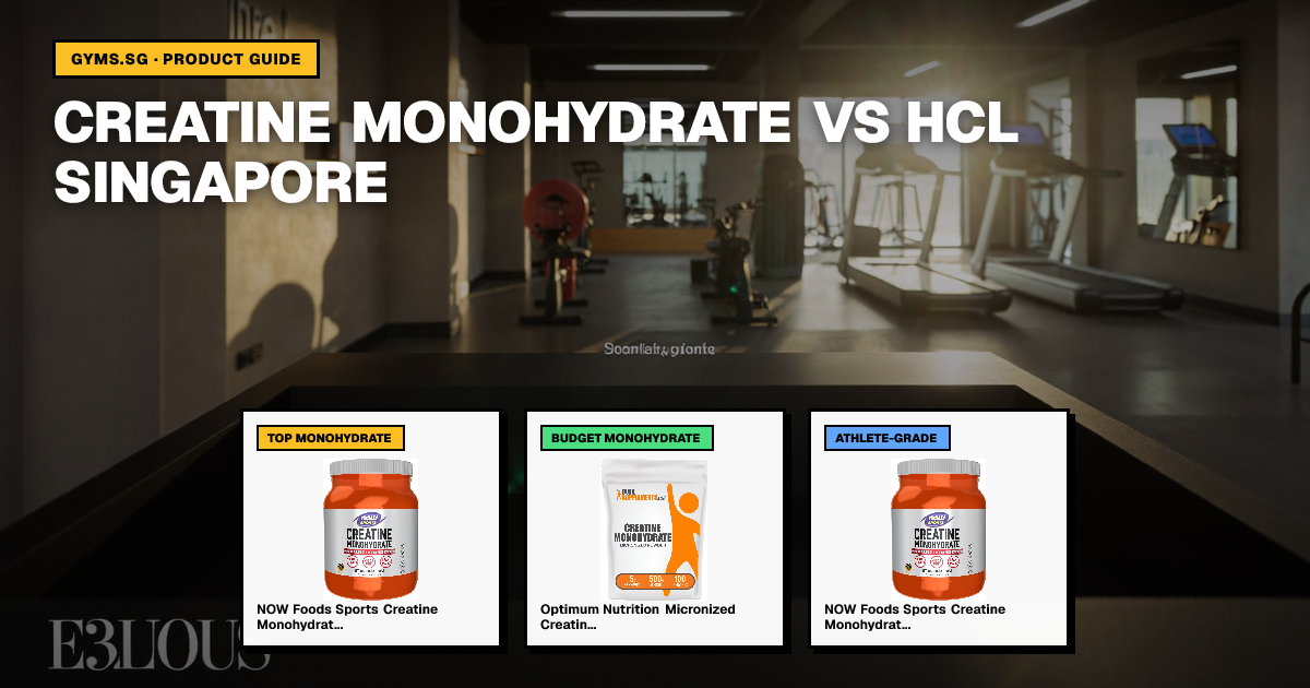 Creatine Monohydrate vs HCL Singapore