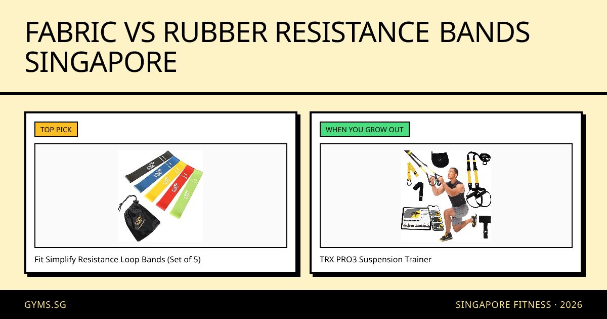 Fabric vs Rubber Resistance Bands Singapore